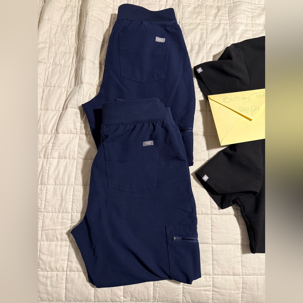 Figs Navy Zamora Joggers size Medium petite